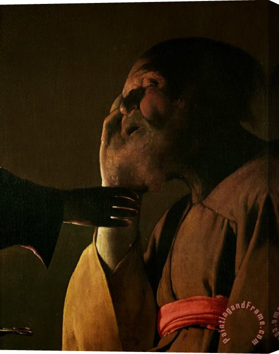 Georges de la Tour Joseph and the Angel Stretched Canvas Painting / Canvas Art