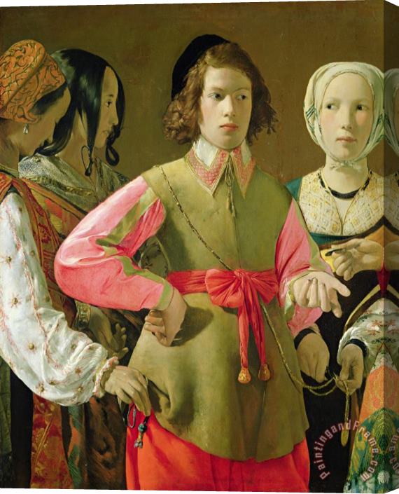Georges de la Tour The Fortune Teller Stretched Canvas Painting / Canvas Art