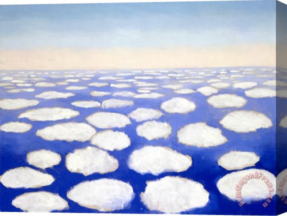 Georgia O'keeffe Above The Clouds I Stretched Canvas Painting / Canvas Art