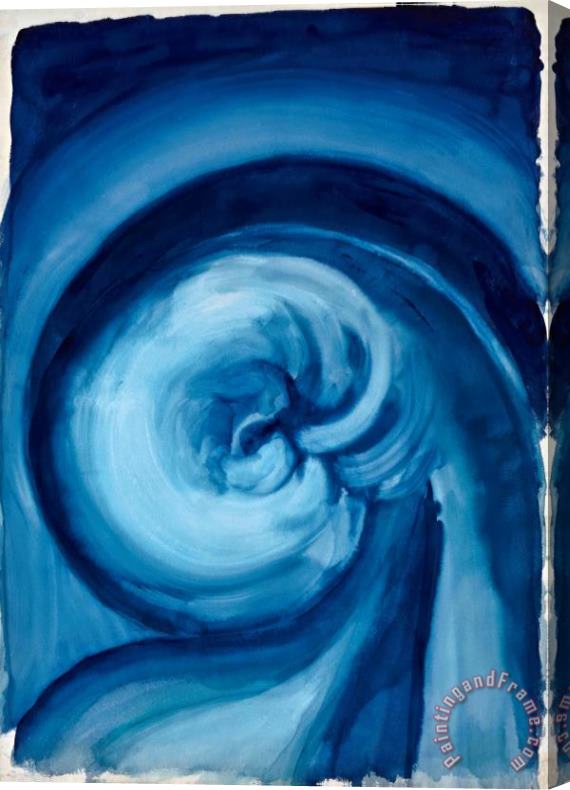 Georgia O'keeffe Blue I Stretched Canvas Print / Canvas Art