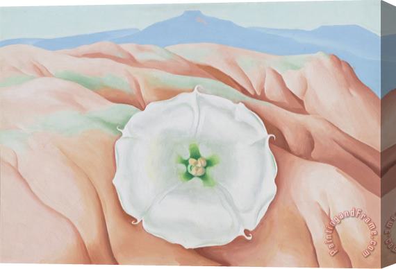Georgia O'Keeffe Datura And Pedernal Stretched Canvas Painting / Canvas Art