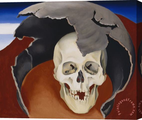 Georgia O'keeffe Head with Broken Pot, 1943 Stretched Canvas Painting / Canvas Art