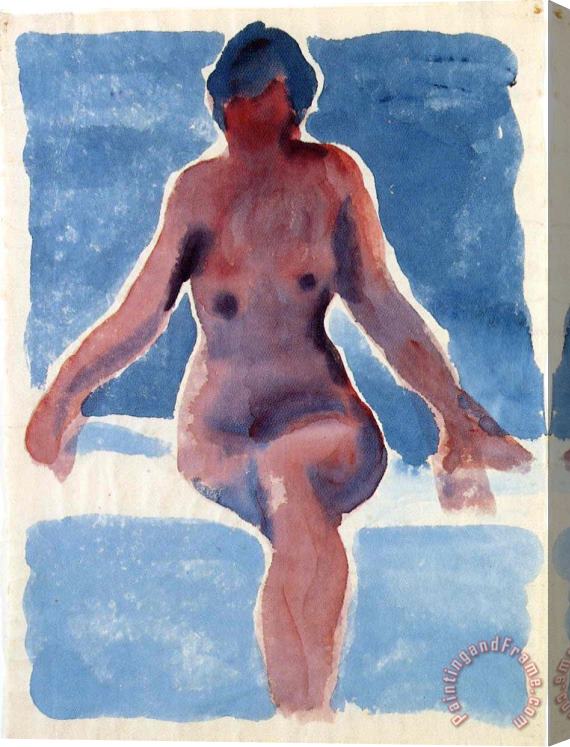 Georgia O'keeffe Nude Series 2 Stretched Canvas Painting / Canvas Art
