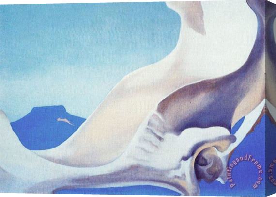 Georgia O'keeffe Pelvis with Pedernal Stretched Canvas Painting / Canvas Art