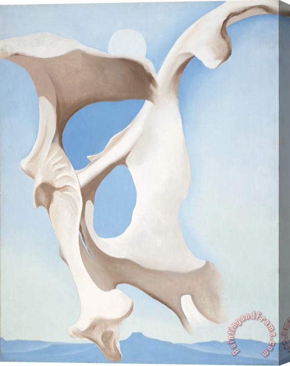 Georgia O'Keeffe Pelvis with The Moon New Mexico Stretched Canvas Print / Canvas Art