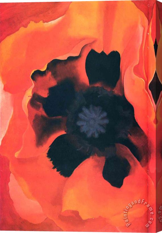 Georgia O'keeffe Poppy 2 Stretched Canvas Painting / Canvas Art