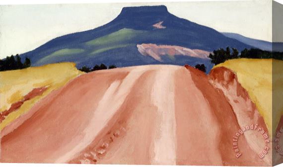 Georgia O'keeffe Road to Pedernal, 1941 Stretched Canvas Painting / Canvas Art
