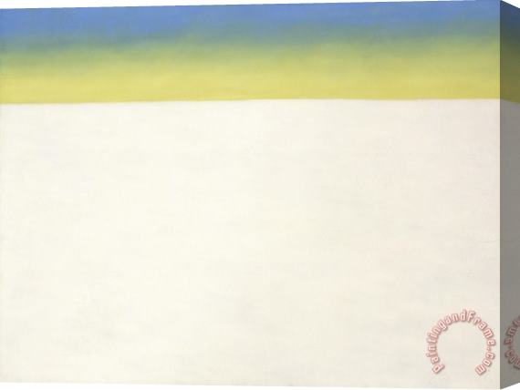 Georgia O'keeffe Sky Above The Flat White Cloud Ii, 1960 1964 Stretched Canvas Painting / Canvas Art