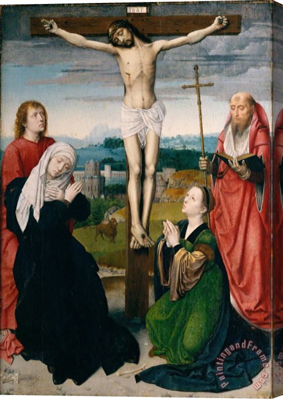 Gerard David Crucifixion Stretched Canvas Painting / Canvas Art