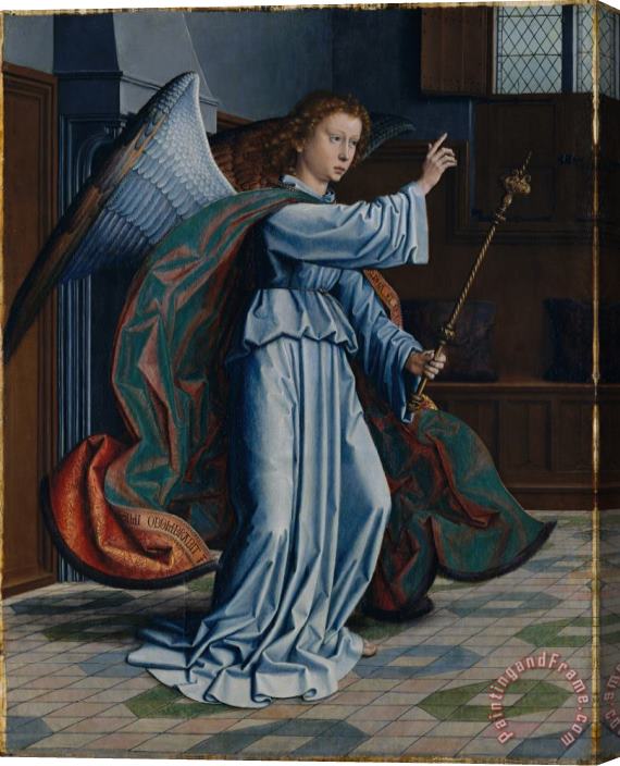 Gerard David The Annunciation Stretched Canvas Print / Canvas Art