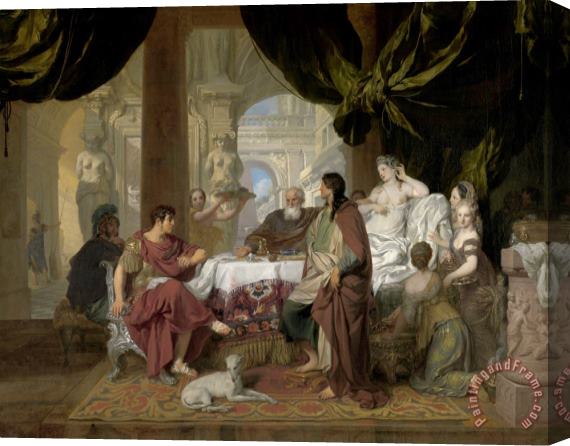 Gerard de Lairesse Cleopatra's Banquet Stretched Canvas Painting / Canvas Art