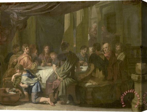 Gerard de Lairesse Last Supper Stretched Canvas Print / Canvas Art