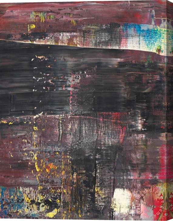 Gerhard Richter Abstraktes Bild Stretched Canvas Print / Canvas Art