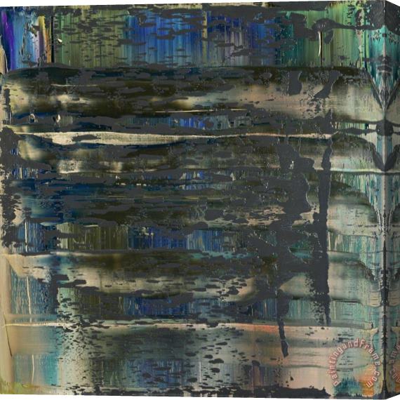 Gerhard Richter Abstraktes Bild Stretched Canvas Print / Canvas Art
