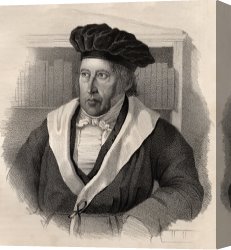 Georg Pauli Canvas Prints - Georg Wilhelm Friedrich Hegel by German School