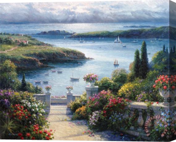 Ghambaro Harbor Garden Stretched Canvas Painting / Canvas Art