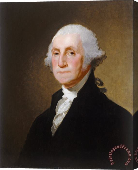 Gilbert Stuart George Washington Stretched Canvas Print / Canvas Art