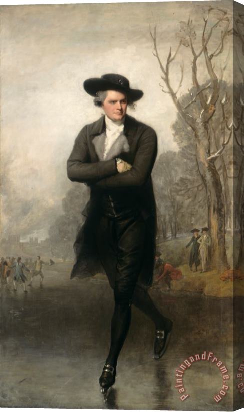 Gilbert Stuart The Skater Portrait Of William Grant Stretched Canvas Painting / Canvas Art