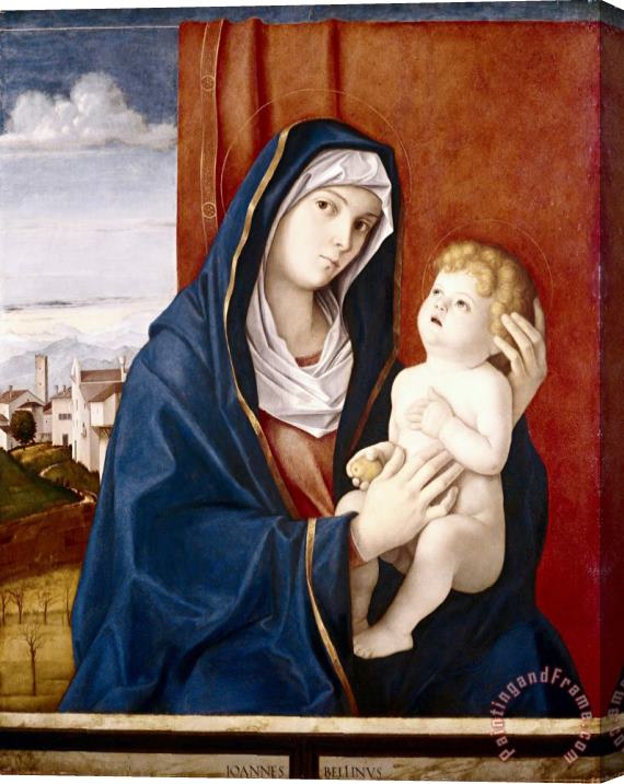 Giovanni Bellini Madonna And Child Stretched Canvas Painting / Canvas Art