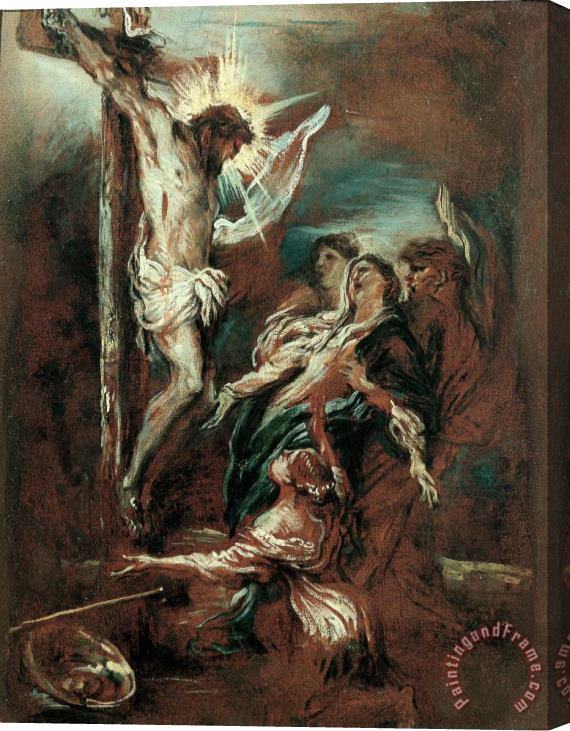 Giovanni Benedetto Castiglione  Crucifixion Stretched Canvas Print / Canvas Art
