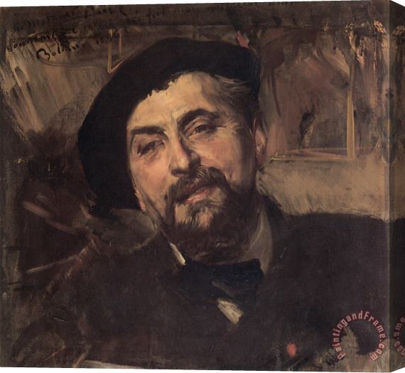 Giovanni Boldini Portrait of The Artist Ernestange Duez (18431896) Stretched Canvas Print / Canvas Art