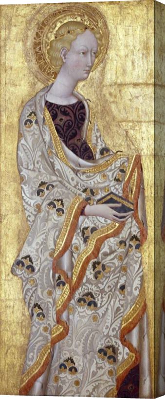 Giovanni di Paolo Saint Catherine Stretched Canvas Print / Canvas Art