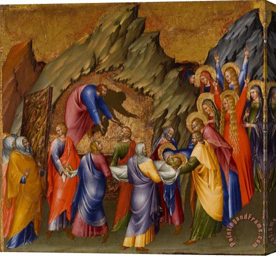Giovanni di Paolo The Entombment Stretched Canvas Print / Canvas Art