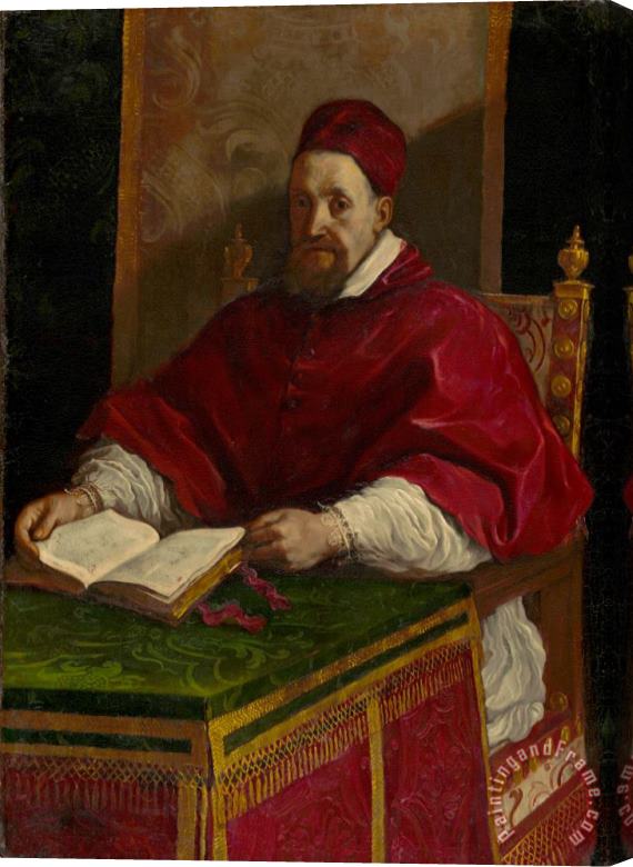 Giovanni F. Barbieri Pope Gregory Xv (ca. 1622 1623) Stretched Canvas Print / Canvas Art