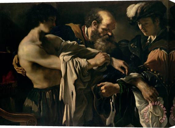 Giovanni Francesco Barbieri The Return of the Prodigal Son Stretched Canvas Print / Canvas Art