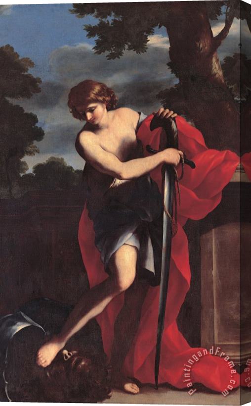 Giovanni Francesco Romanelli David Stretched Canvas Painting / Canvas Art