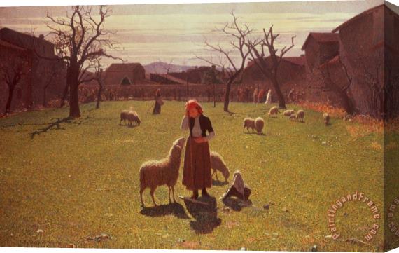 Giuseppe Pellizza da Volpedo Deluded Hopes Stretched Canvas Painting / Canvas Art