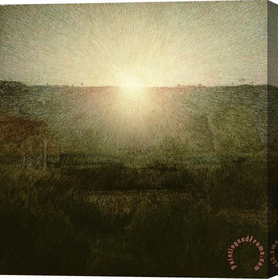Giuseppe Pellizza da Volpedo The Sun Stretched Canvas Painting / Canvas Art