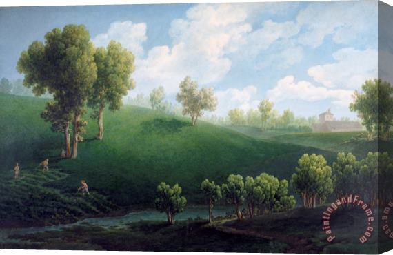 Giuseppe Pietro Bagetti Fantastic Landscape Stretched Canvas Print / Canvas Art