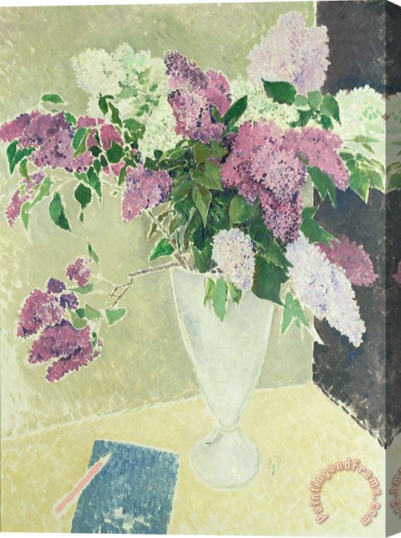 Glyn Warren Philpot  Lilacs Stretched Canvas Print / Canvas Art