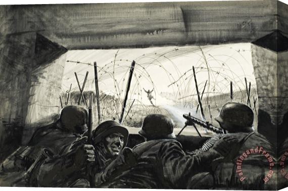 Graham Coton The Bunker Stretched Canvas Print / Canvas Art