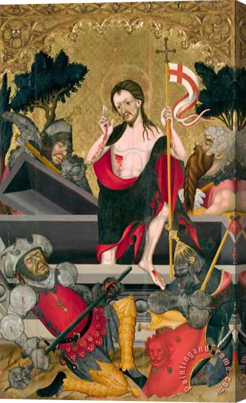 Guerau Gener Resurrection of Christ Stretched Canvas Print / Canvas Art