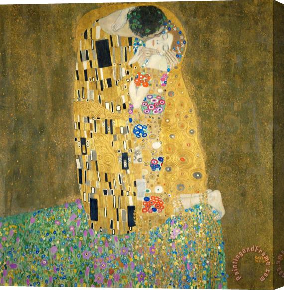 Gustav Klimt The Kiss Iii Stretched Canvas Painting / Canvas Art