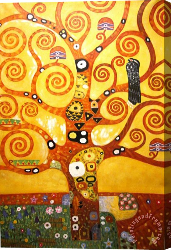 Gustav Klimt Tree of Life Stretched Canvas Print / Canvas Art