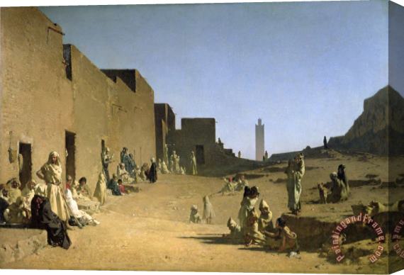 Gustave Caillebotte Laghouat in the Algerian Sahara Stretched Canvas Painting / Canvas Art