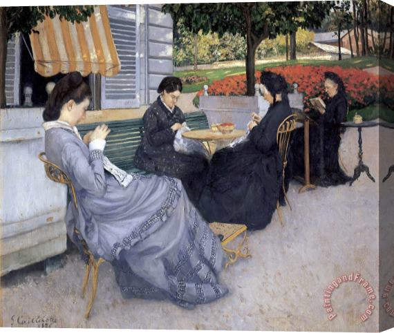 Gustave Caillebotte Portraits in The Country Stretched Canvas Painting / Canvas Art