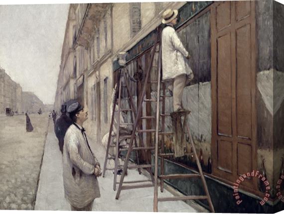 Gustave Caillebotte The Painters Stretched Canvas Painting / Canvas Art
