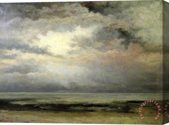 Gustave Courbet Immensity Stretched Canvas Print / Canvas Art