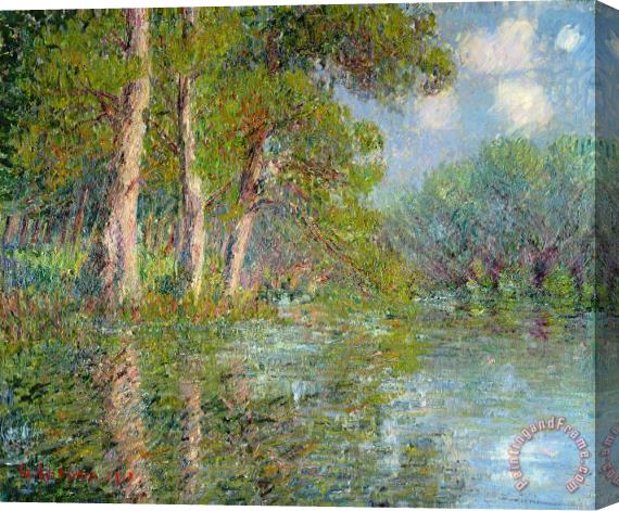Gustave Loiseau A Bend in the Eure Stretched Canvas Painting / Canvas Art