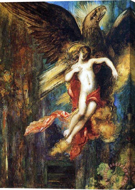 Gustave Moreau Ganymede Stretched Canvas Painting / Canvas Art