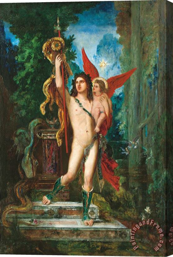 Gustave Moreau Jason And Eros Stretched Canvas Print / Canvas Art