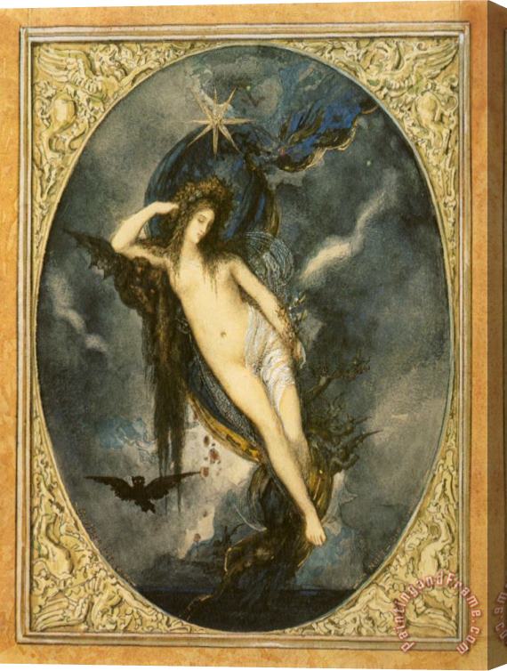 Gustave Moreau Night Stretched Canvas Print / Canvas Art