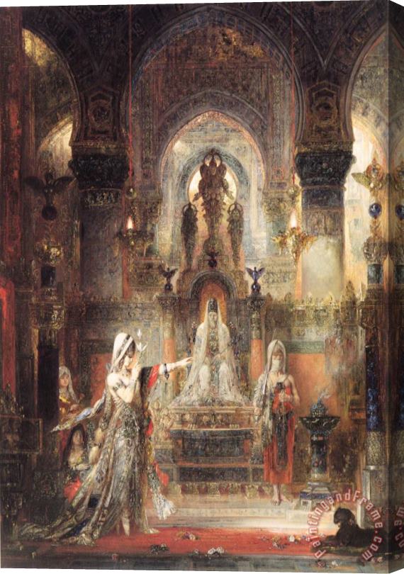 Gustave Moreau Salome Dancing Before Herod Stretched Canvas Print / Canvas Art
