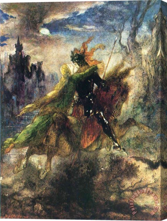 Gustave Moreau The Ballad Stretched Canvas Painting / Canvas Art