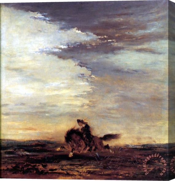 Gustave Moreau The Scottish Horseman Stretched Canvas Print / Canvas Art