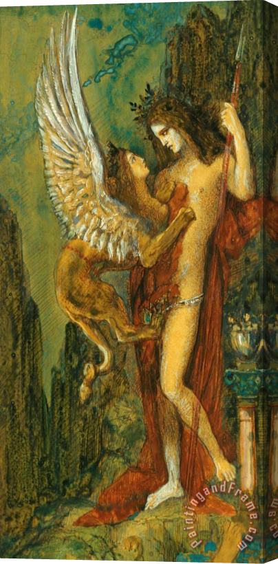 Gustave Moreau The Sphinx Stretched Canvas Painting / Canvas Art